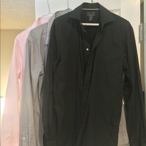 H&M Dress Shirt 3-Pack Size L (slim fit)